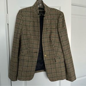 J. Crew houndstooth wool blazer